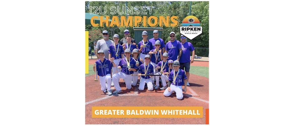 2023- 12u Ripken Myrtle Beach CHAMPS!